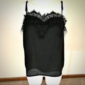 Never worn black lace camisole